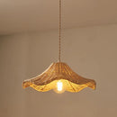 Axyaa Luxury Rattan Pendant Light Vintage Bohemian Handwoven Lampshade