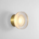 Axyaa Glass LED Wall Lamp: Simple Luxury Lighting for Porch, Aisle, Bedroom, and More