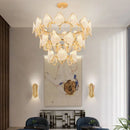 Axyaa Crystal Chandelier Pendant Light for Living Room Decor