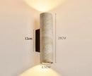 Axyaa Yellow Travertine Stone Japanese Style Wall Sconce Retro Spotlight