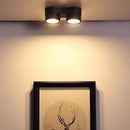 Axyaa Double-Head LED Ceiling Spotlight with Adjustable Angle