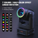 Axyaa 150W RGBW LED Moving Head Light with Beam Effect and 7 Color Options