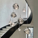 Axyaa Modern Stairway & Living Room Chandeliers - Indoor Lighting Fixtures