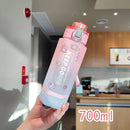 Axyaa 700ml Gradient Tea Filter Water Bottle - Portable & Cute for Girls