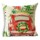 Axyaa Festive Christmas Tree Pillow Cover for Home Decoration