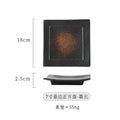 Axyaa Ceramic Square Plate for Sushi Snack BBQ Commercial Household Dining