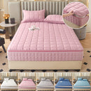 Axyaa Quilted Mattress Cover with Zipper - Full Enclosed Thicken Fitted Sheet