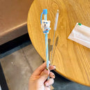 Axyaa Silicone Straw Cover & Brush Set for 7-8mm Straws, Reusable & Splash Proof