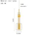 Axyaa Glass Pendant Light: Modern LED Fixture for Various Spaces