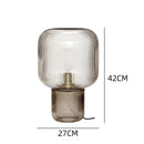 Axyaa Nordic Mushroom Glass Table Lamp: Modern, Stylish, Perfect for Bedrooms, Living Rooms & More