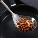 Axyaa Stainless Steel Skimmer Spoon Strainer Colander for Kitchen, 35.5x10.7cm