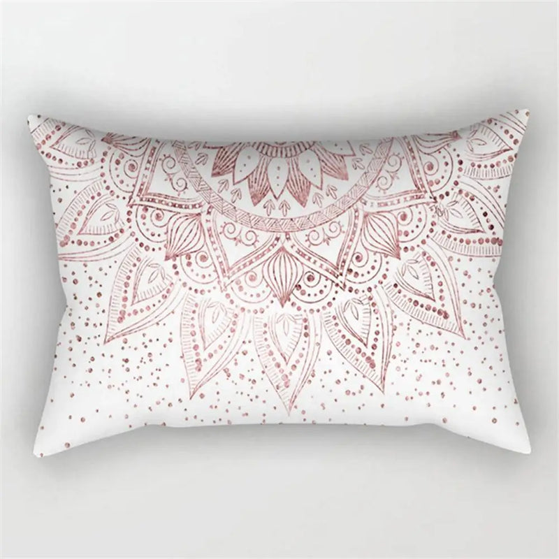 Axyaa Geometric Striped Rectangular Pillowcase for Home Decor