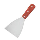Axyaa Stainless Steel Spatula with Wooden Handle - BBQ Cooking Utensil