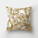 Axyaa Golden Letter Geometric Pillow Case - Elegant Home Decor Choice