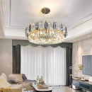Axyaa Crystal Chandelier Stair Pendant Lamp Living Room Lighting