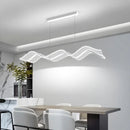 Axyaa Nordic Acrylic LED Chandelier - Modern Dining Room Pendant Light