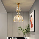 Axyaa Crystal Chandelier: Elegant Entryway & Porch Light for Luxury Home Décor