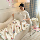 Axyaa Milk Velvet Wearable Blanket: Soft & Warm Flannel Shawl for Adults & Kids