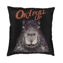 Axyaa Capybara Home Cushion Cover - Nordic Throw Pillow Cover