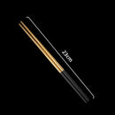 Axyaa Stainless Steel Chinese Chopsticks Set - Multicolor Metal Square Chopsticks