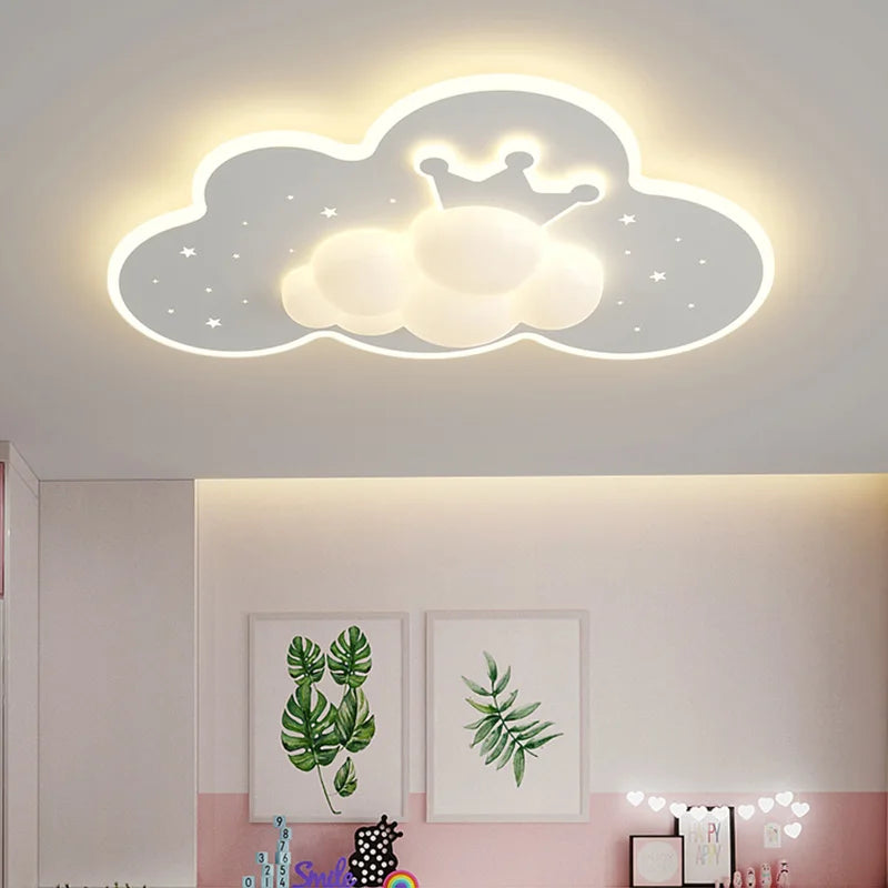 Axyaa Bubble LED Ceiling Light - Bedroom Decor Chandelier for Girl's Room