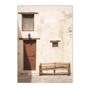 Tuscany Bellagio Town Canvas Painting by Axyaa - Mediterranean Rural Nordic Wall Art