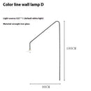 Axyaa Long Pole Industrial Wall Lamp Rotating LED for Home & Hotel Decor