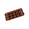 Axyaa 15-Hole Silicone Chocolate Mold: Creative Jelly Candy Cake Ice Grid Baking Mould
