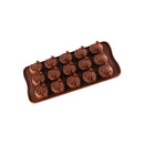 Axyaa 15-Hole Silicone Chocolate Mold: Creative Jelly Candy Cake Ice Grid Baking Mould