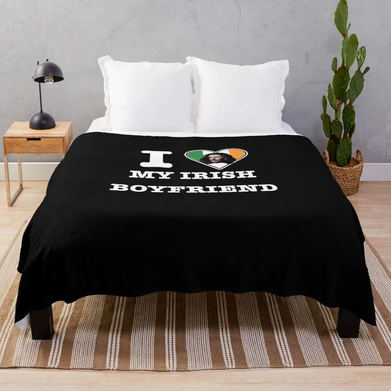 Hozier Irish Boyfriend Throw Blanket by Axyaa Hairys - Decorative Sofa Blanket