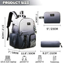 Axyaa Kids School Backpack Set with Lunch Box, Pencil Case - Ages 8-10