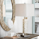 Axyaa Modern Shell Table Lamps for Home and Office Décor