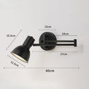 Axyaa Modern Single Arm LED Wall Lamp for Bedroom Study Room Decor