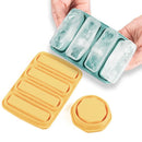 Axyaa Silicone Ice Cube Mold with Lid