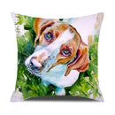 Axyaa Cartoon Animals Portrait Cushion Cover 45x45cm