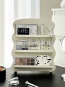Axyaa Metal Desktop Makeup Organizer Shelf Palette Lipstick Holder