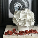 Axyaa Ceramic Petal Folds Vase Home Decoration Handicraft