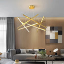 Axyaa LED Chandelier for Modern Simple Living Room Indoor Lighting