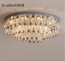 Axyaa Crystal Chandelier for Modern Luxury Living Room and Bedroom Ceiling Decoration