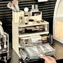Axyaa Makeup Storage Box with Transparent Drawers for Cosmetics Organization