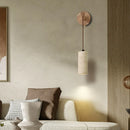 Axyaa Yellow Cave Stone LED Wall Lamp with Adjustable Wire Pull Chain Switch