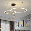 Axyaa LED Chandeliers: Modern Pendant Lamps for Living and Dining Room Lighting