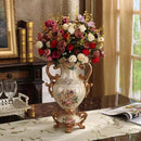 Axyaa Resin Vase Decor for High-End Living Room, TV Cabinet - Simulated Flower Arrangement