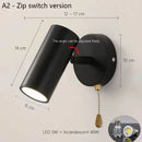 Axyaa Nordic Wall Lamp LED Spot Light for Bedroom, Modern Minimalist Design