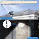 Axyaa Solar Motion Sensor Light: Super Bright 238 LEDs, Waterproof Garden Wall Street Lamp