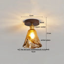 Axyaa LED Ceiling Lights: Modern Nordic Style Aluminum Glass Lamp for Indoor Living Room