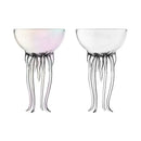 Axyaa Rainbow Glass Jellyfish Octopus Cocktail Cup Drinkware 5oz One Piece