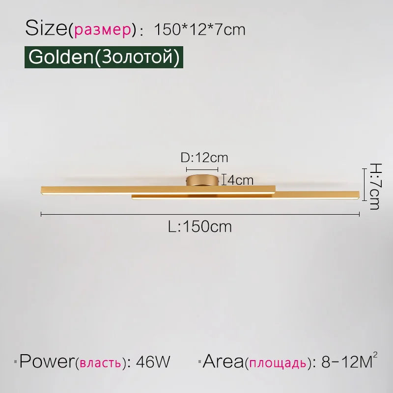 Axyaa Ceiling Lamp for Hallway, Balcony, Cloakroom - Minimalist Room Lighting