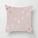 Axyaa Pink Geometric Print Decor Pillow Cover for Modern Luxury Home