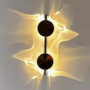 Axyaa Ripple LED Wall Lamp: Minimalist Bedroom Lighting Fixture